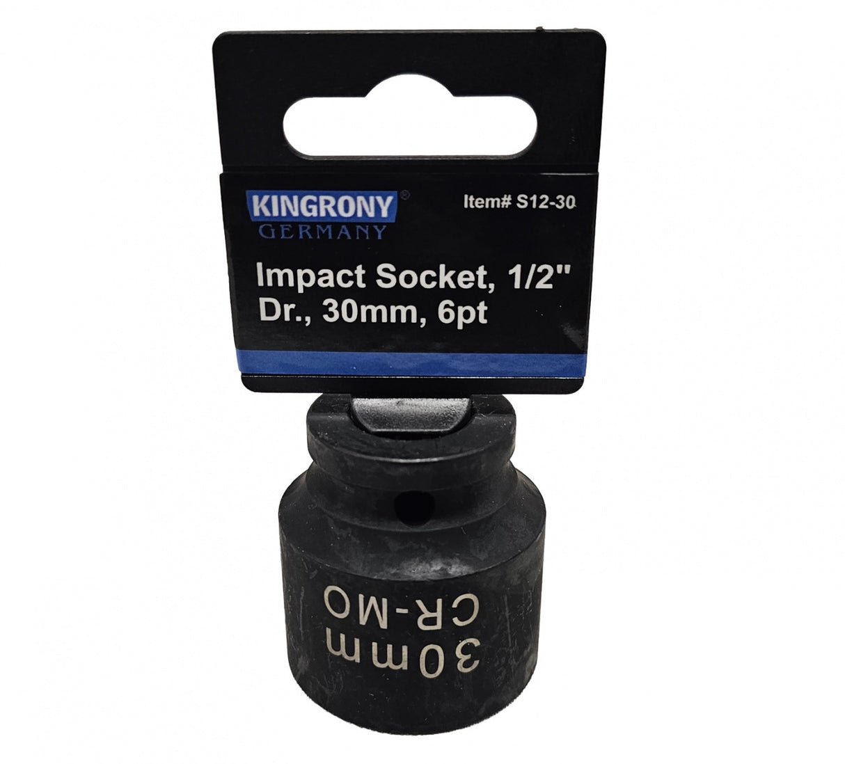 IMPACT SOCKET HEX | 12.5 MM (1/2") | 30 MM (S12-30)