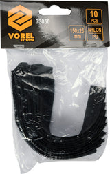 HOOK AND LOOP CABLE TIES 150MM 10PCS (73850)