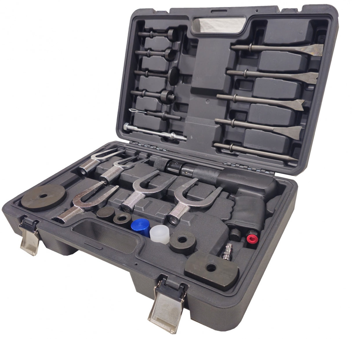 VIBRO / IMPACT CHISEL / PUNCH / REMOVER SET WITH PNEUMATIC HAMMER | 25 PCS. (AH25M)