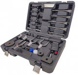 VIBRO / IMPACT CHISEL / PUNCH / REMOVER SET WITH PNEUMATIC HAMMER | 25 PCS. (AH25M)