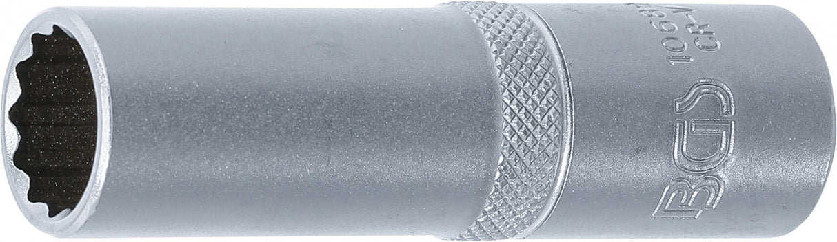 SOCKET, 12-POINT, DEEP | 12.5 MM (1/2") DRIVE | 15 MM (10682)