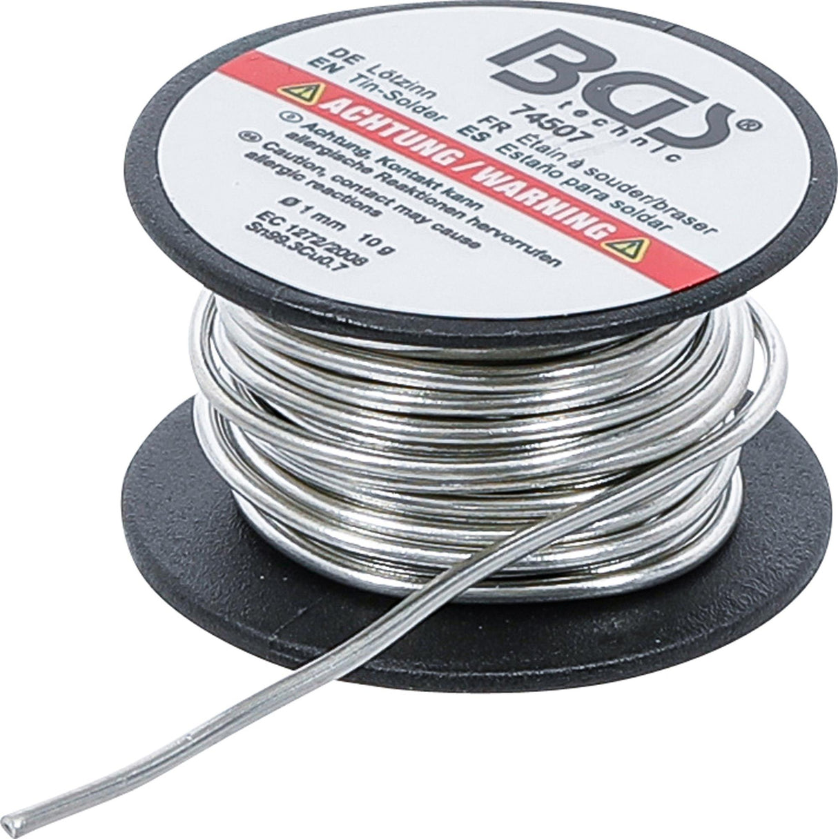 TIN-SOLDER | WIRE COIL | LEAD FREE | Ø 1 MM | 10 G (74507)