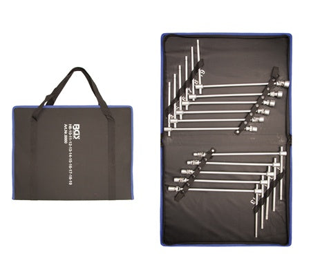 SET OF HANDLES WITH FLEX SOCKETS 8-19 MM, 12 PCS. (8880)