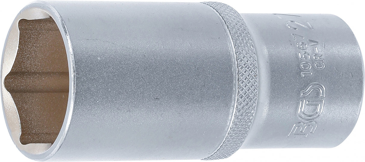 SOCKET, HEXAGON, DEEP | 12.5 MM (1/2") DRIVE | 27 MM (10567)