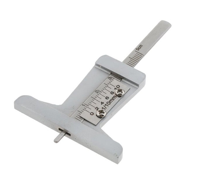 TIRE TREAD DEPTH GAUGE | STAINLESS STEEL | 0-50 MM (TG001)