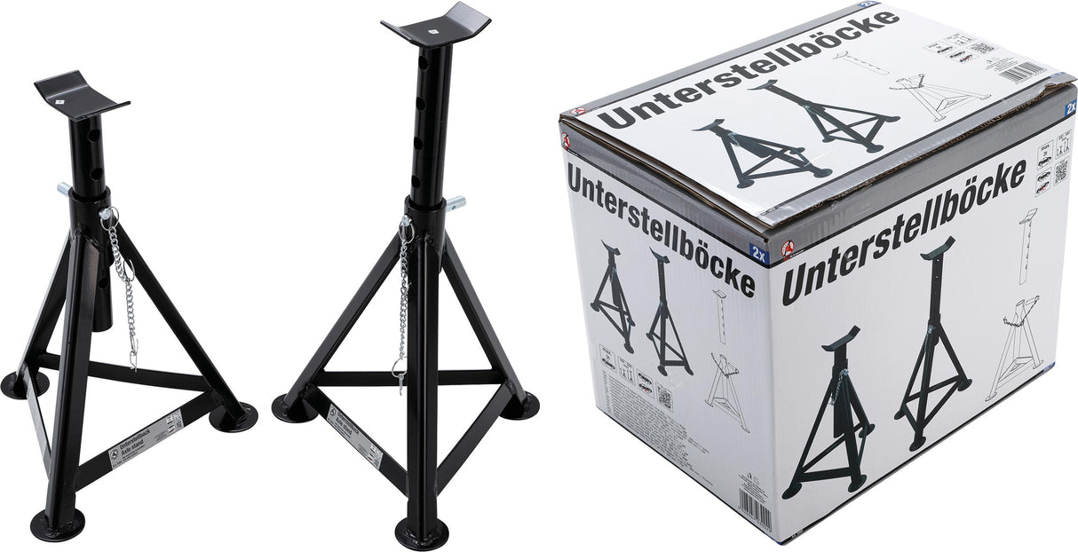 AXLE STANDS | LOAD CAPACITY 3000 KG / PAIR | STROKE 335 - 500 MM | 1 PAIR (3002)