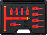 VDE BIT SOCKET SET | 10 MM (3/8") / 12.5 MM (1/2") DRIVE |INTERNAL HEXAGON 4 - 10 MM | 10 PCS. (7132)