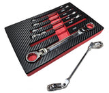 BOX-END DOUBLE-SIDED WRENCH SET | FLEX HEAD | 9 - 21 MM | 6 PCS. (FDS6)