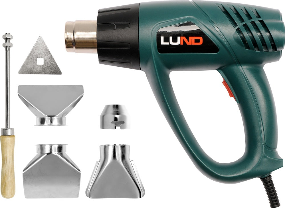 HOT AIR GUN 2000W W. ACCESSORIES /LUND/ (79325)