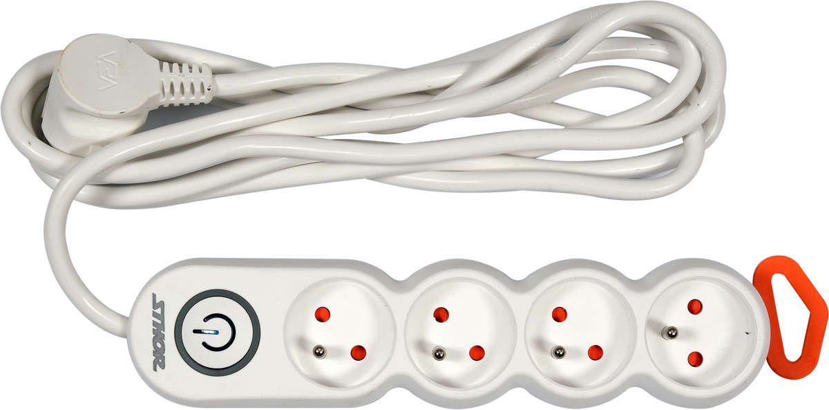 POWER STRIP W. GROUND 4S 3M (72354)