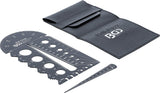 SCREWPITCH GAUGE AND THREAD TEMPLATE | METRIC | M3 - M20, 0.5 - 13.00 MM (74247)