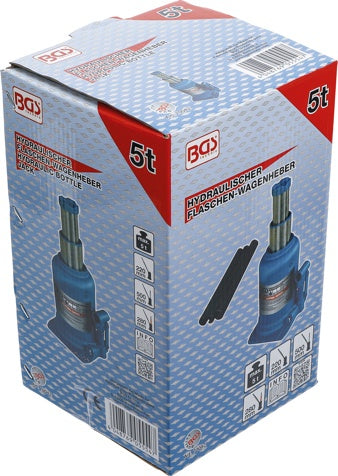 HYDRAULIC BOTTLE JACK | WITH DOUBLE PISTON | 5 T (70042)