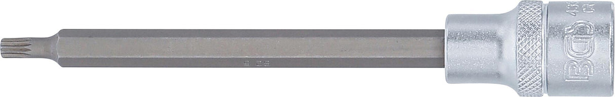 BIT SOCKET | LENGTH 140 MM | 12.5 MM (1/2") DRIVE | SPLINE (FOR XZN) | M5 (4330)