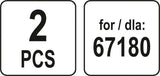MICROFIBER FOR TURBO MOP 67180 - 2 PCS. (67181)