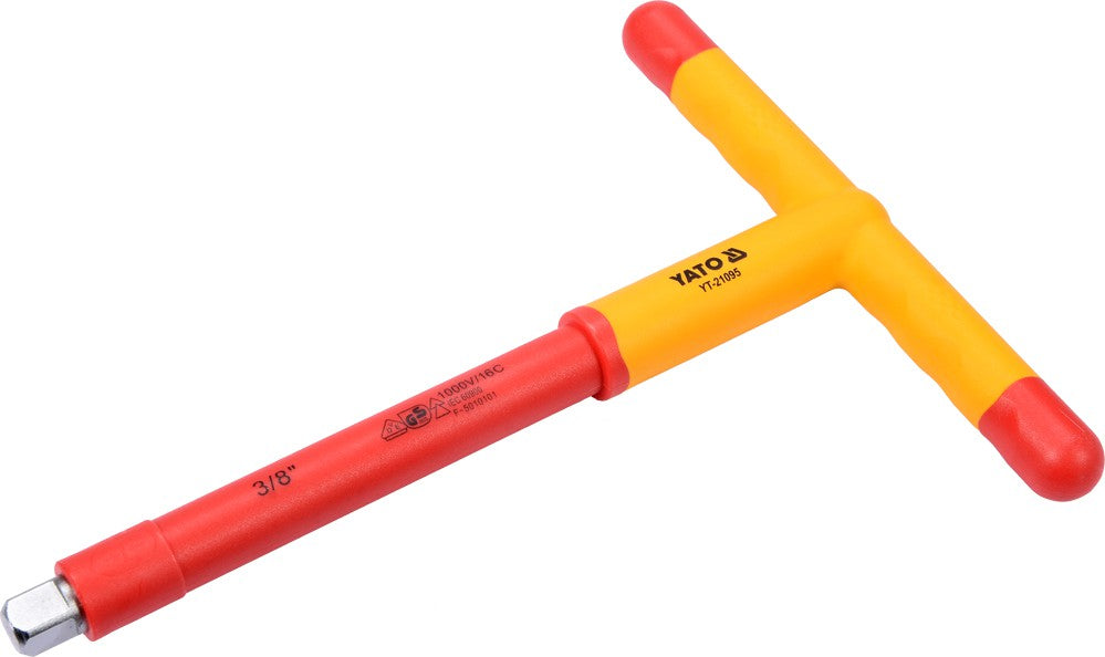 INSULATED T-HANDLE WRENCH 3/8" 200MM VDE (YT-21095)