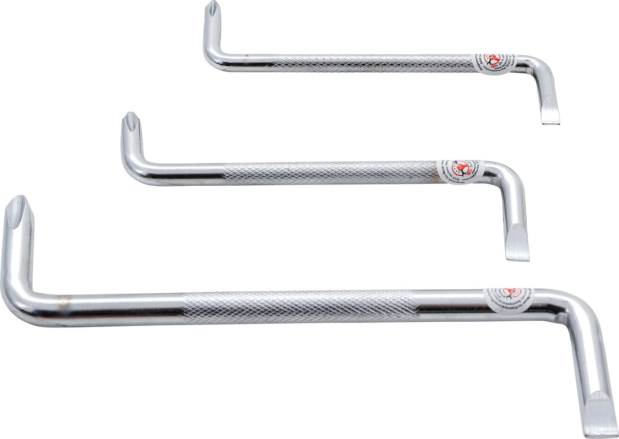 L- TYPE WRENCH SET | SLOT SL / CROSS SLOT | 3 PCS. (7982)