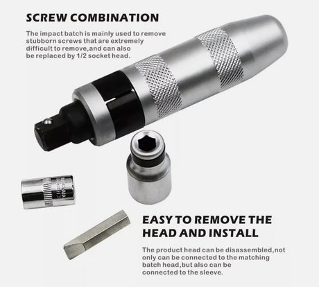 MANUAL IMPACT DRIVER WITH BITS | 13 PCS. (SK2629)