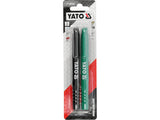 TECHNICAL MARKERS SET 2 PCS / BLACK-GREEN (YT-69300)