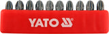 SCREWDRIVER BITS 10PCS  PZ3X25MM S2 (YT-0472)