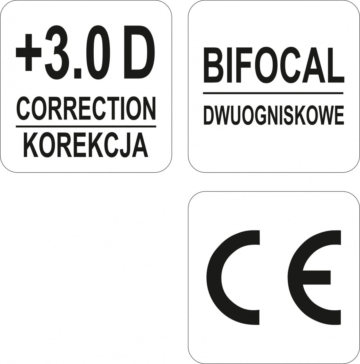 CORRECTIVE PROTECTION GLASSES WITH POLYC (YT-73615)