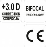 CORRECTIVE PROTECTION GLASSES WITH POLYC (YT-73615)