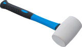 RUBBER MALLET | FIBREGLAS SHAFT | WHITE HEAD | Ø 48 MM | 250 G (1965)