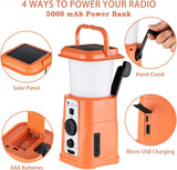 SOLAR AND MANUAL LEVER FLASHLIGHT WITH RADIO | LI-ION (SL2R)