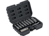 SPIRAL TYPE DEEP BOLT EXTRACTOR, SPARK PLUG, BOLT REMOVER SET 11PCS (YT-05914)