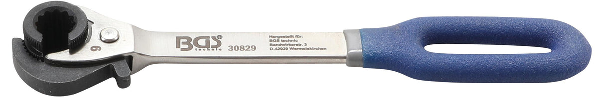 RATCHET RING SPANNER | OPEN | 9 MM (30829)