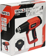 HEAT GUN 1600W 50-650C 2SPEED LCD+MEMORY (YT-82296)