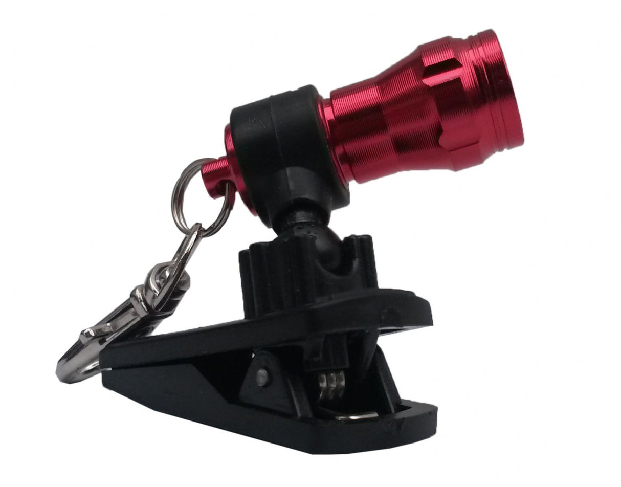FLASHLIGHT WITH CLIP AND CARABINER | LED (W3241)
