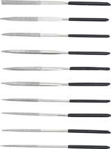 DIAMOND FILE SET | STRAIGHT | 140 X 3 MM | 10 PCS. (1920)