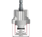 ADAPTOR NO. 19 FOR BGS 8027, 8098 | FOR TOYOTA (8027-19)