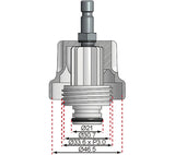 ADAPTOR NO. 19 FOR BGS 8027, 8098 | FOR TOYOTA (8027-19)