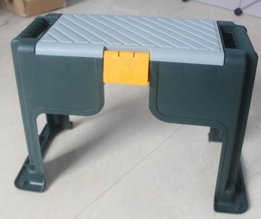 FOLDING GARDEN STOOL WITH TOOL COMPARTMENT | 3 IN 1 (KS3T)