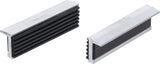 BENCH VICE JAW PROTECTORS | ALUMINIUM | 100 MM | 2 PCS. (6795)