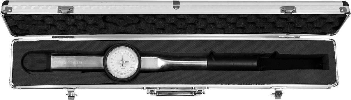 DIAL TORQUE WRENCH 1/2"  0-200NM (YT-07835)