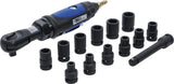 AIR RATCHET WRENCH SET | 12.5 MM (1/2") | 102 NM | 14 PCS. (70192)