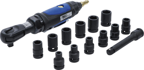 AIR RATCHET WRENCH SET | 12.5 MM (1/2") | 102 NM | 14 PCS. (70192)