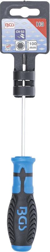 SCREWDRIVER | INTERNAL HEXAGON 3 MM | BLADE LENGTH 100 MM (8629-4)