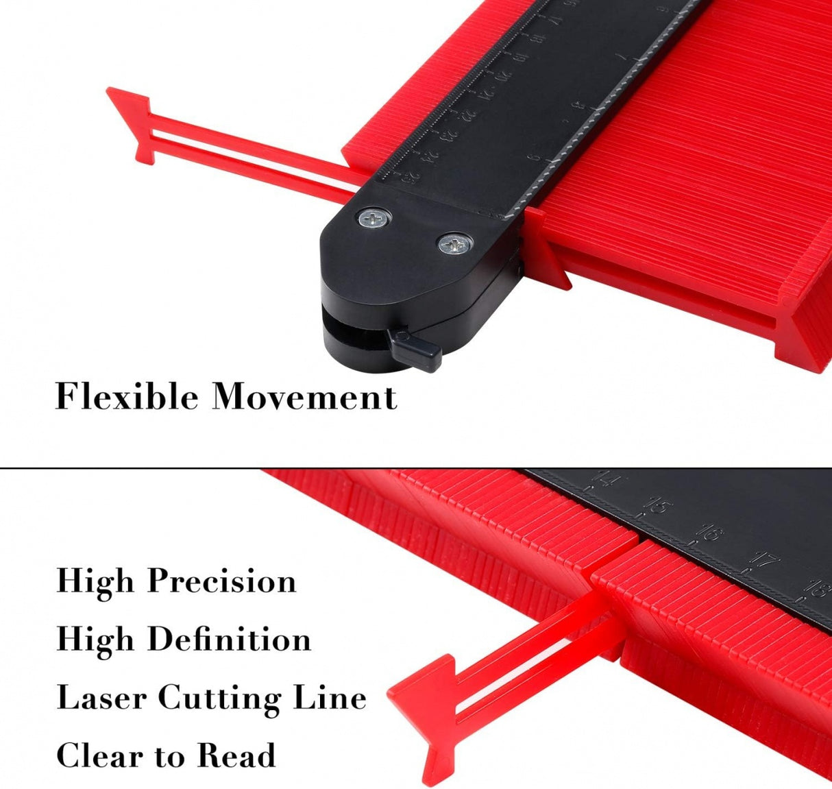 CONTOUR GAUGE / TEMPLATE / PROFILE TRACER | WITH LOCKING | 250 MM (CG10P)
