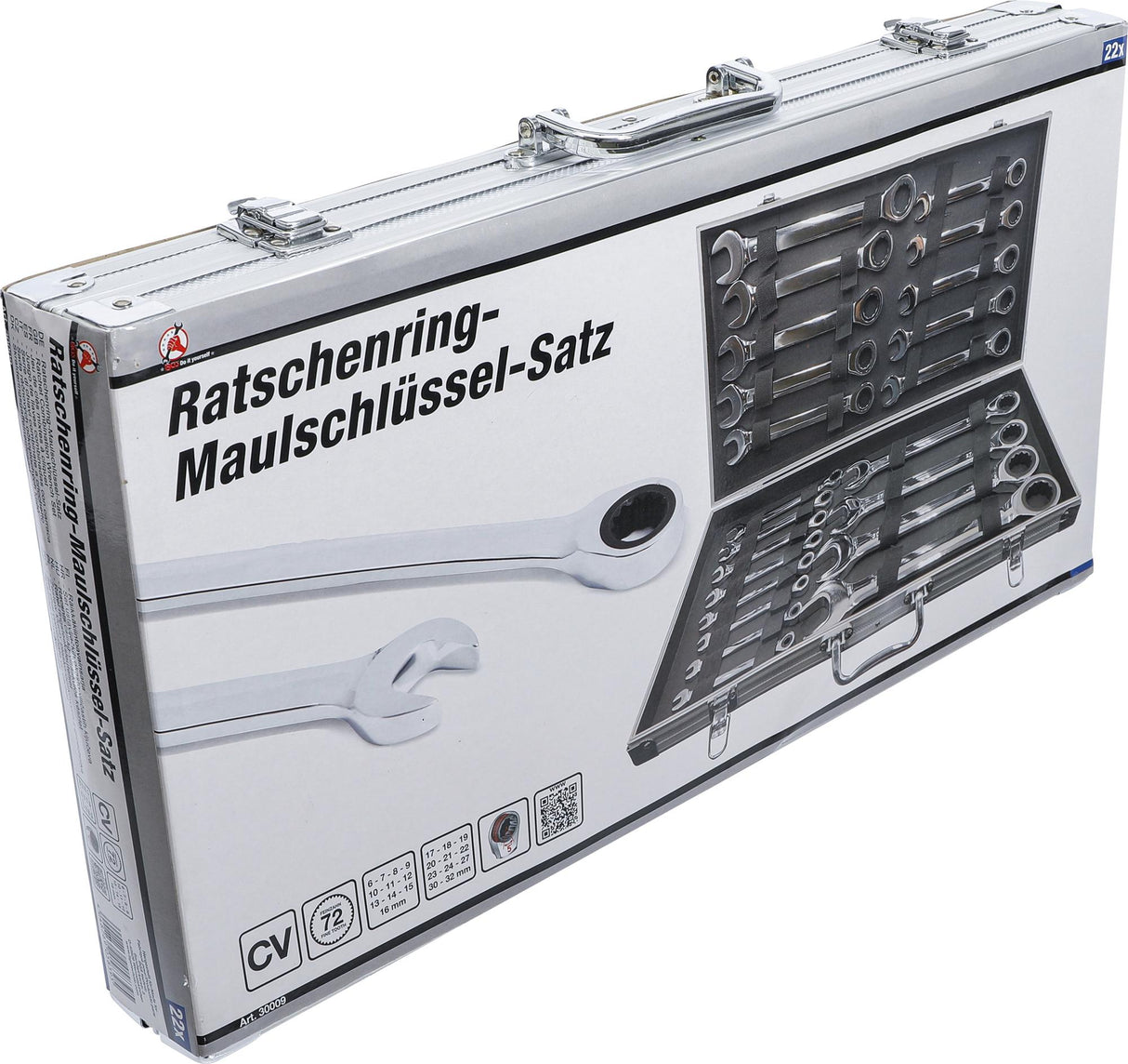 RATCHET COMBINATION WRENCH SET | 6 - 32 MM | 22 PCS. (30009)