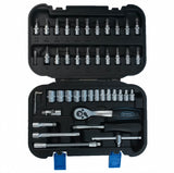 SOCKET SET WITH RATCHET | 6.3 MM (1/4") | 46 PCS. (KR141046C)