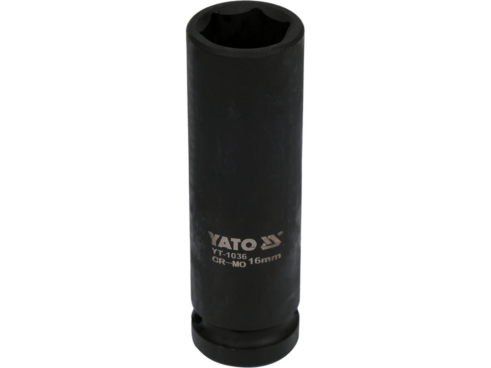 IMPACT SOCKET DEEP 1/2"X16MM (YT-1036)