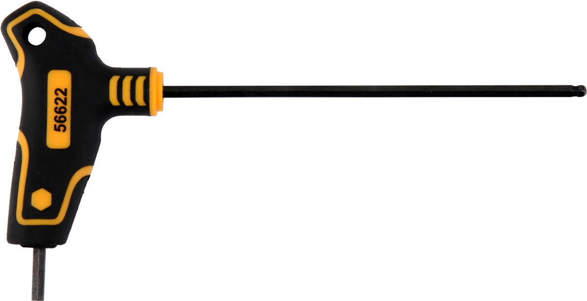 T-HANDLE HEX KEY WITH BALL 3.0MM (56622)