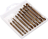 10 PCS SET DOU END MET TWI DRILL 3-6MM (YT-40025)
