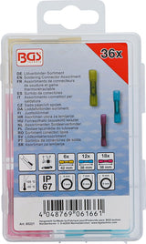 SOLDERING CONNECTOR ASSORTMENT | WITH SHRINK TUBE | 36 PCS. (85221)
