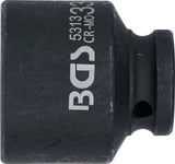 IMPACT SOCKET, 12-POINT | 12.5 MM (1/2") DRIVE | 33 MM (5313)