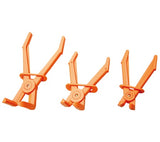 CURVED HOSE CLAMP PLIERS 3 PCS.: FOR 10, 15 AND 24 MM DIAMETERS (EF2903A)