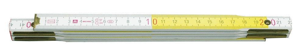 WOODEN FOLD.RULE 2MX16MM, LOCKING HINGES (15006)